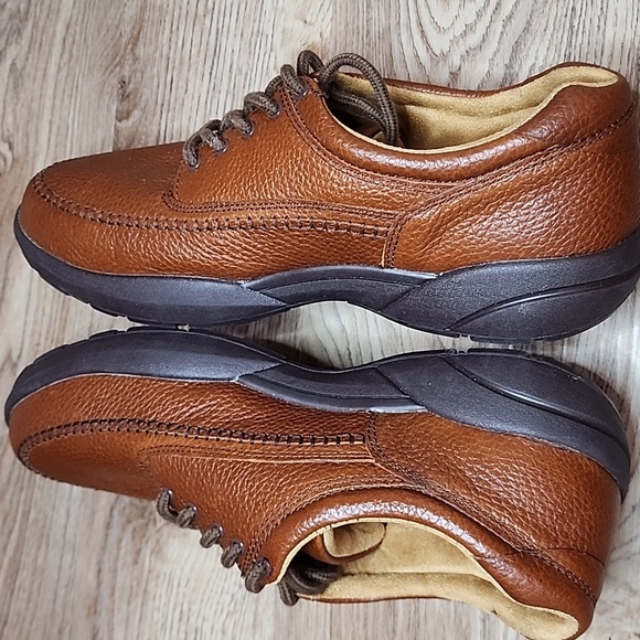 Dr Comfort Stallion Mens Therapeutic Diabetic Extra Depth Dress Shoe Chestnut - Picture 4 of 10